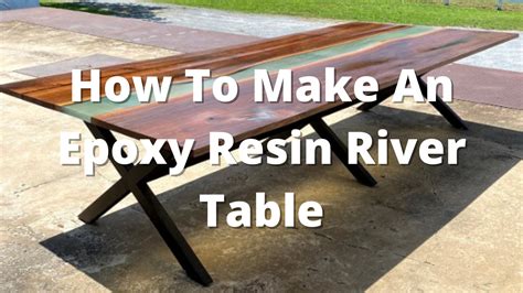 How To Make An Epoxy Resin River Table Lancaster Live Edge