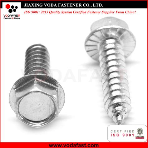 Vodafast Hex Washer Head Self Tapping Screw With Serration China Hex