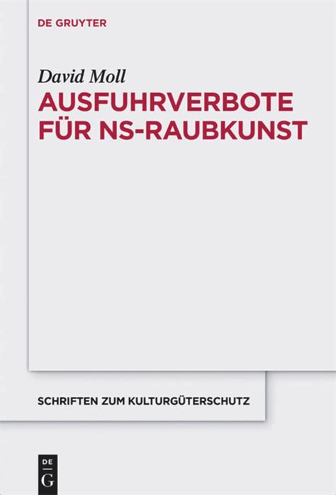 Ausfuhrverbote für NS Raubkunst