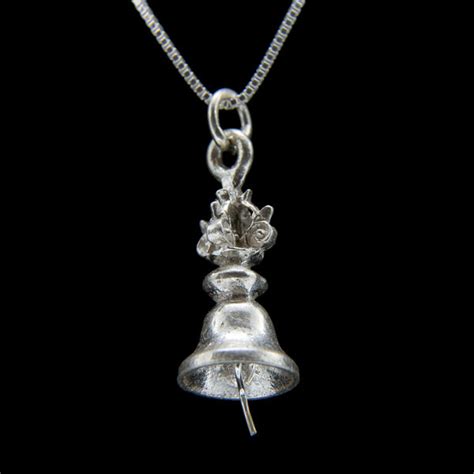 buy sterling bell pendant  tibetan treasures