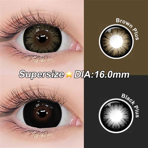 jual magister softlens mm big eyes soflen hitam coklat soflens normal