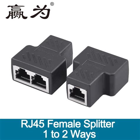 Network Ethernet Dual Straight Head Lan Cable Joiner Coupler Rj45 Cat 5 5e 6 6a Extender Plug