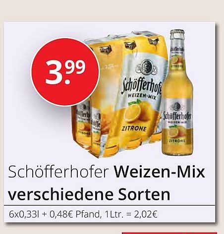 Schöfferhofer Weizen Mix Angebot bei Sagasser