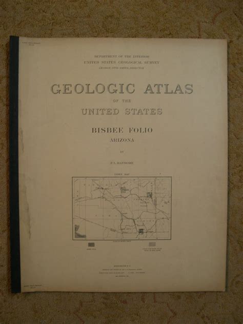 Geologic Atlas Of The United States Bisbee Folio Arizona Folio 112