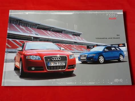 AUDI S4 B7 Limousine Avant Prospekt Brochure Depliant Folleto Von