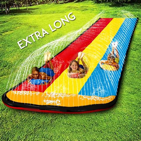 Jambo 20 Extra Long Triple Lane Slip Splash And Slide