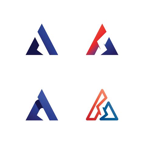 A Letter Lightning Logo TRIANGLE Design logo for business shape 2789000 Vector Art at Vecteezy