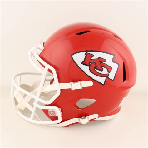 Travis Kelce Signed Chiefs Full-Size Speed Helmet (Fanatics) | Pristine ...