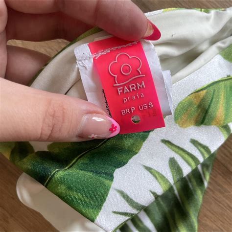 FARM Rio Fresh Forest String Bikini Bottoms New Depop