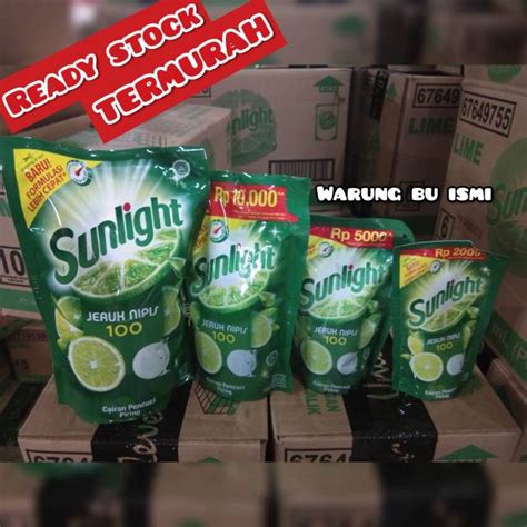 Jual Sabun Cuci Piring Sunlight Jeruk Nipis 2000 5000 Berbagai Ukuran