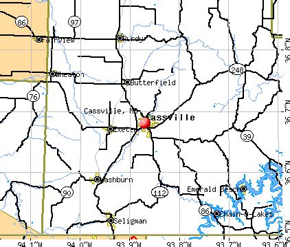 Cassville, Missouri (MO 65625) profile: population, maps, real estate, averages, homes ...