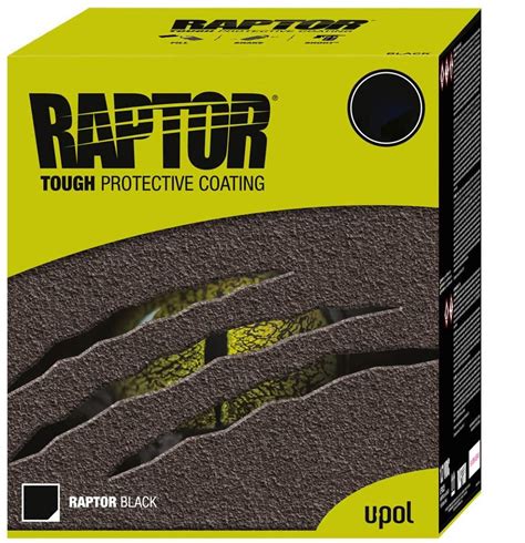 UPol RAPTOR Liner Black 1L QPaints Car Paint Vehicle Refinishing