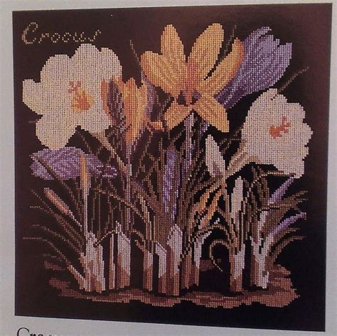 Elizabeth Bradley The Botanicals Series The Crocus 1992 Etsy