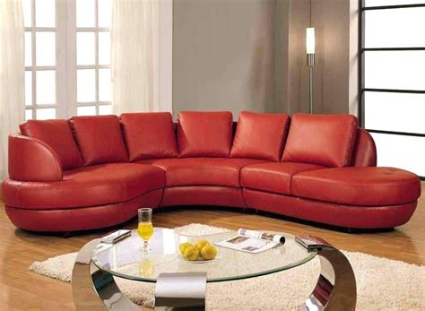 10 Best Red Leather Sectional Sofas With Recliners