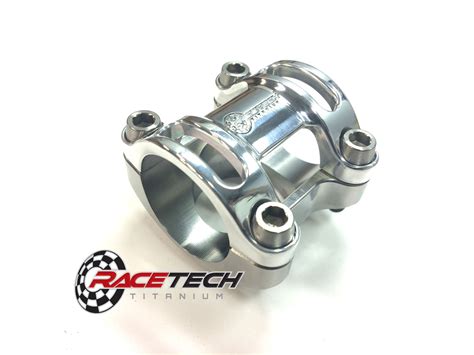 Titanium Drag Steering Stem Clamp Racetech Titanium