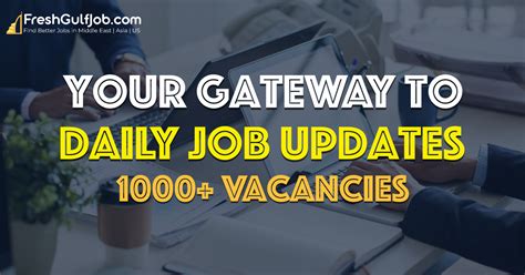 Your Gateway To Daily Job Updates Vacancies