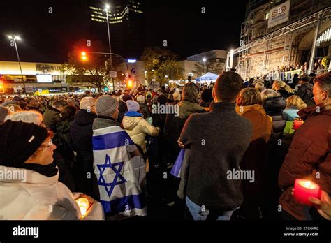 November North Rhine Westphalia Essen Numerous People Form A