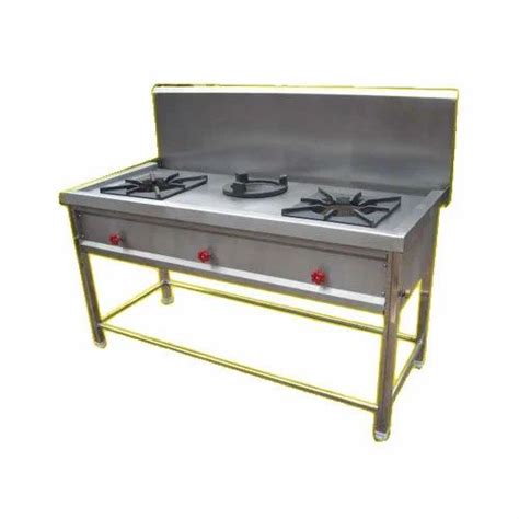 Stainless Steel Chinese Burner Range at Rs 26000 चयनज ककग रज