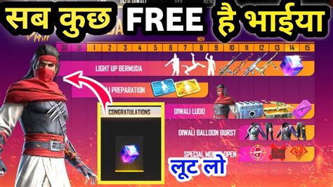 Free Fire Divali Event 2020 Divali Event Calander Free Fire Light