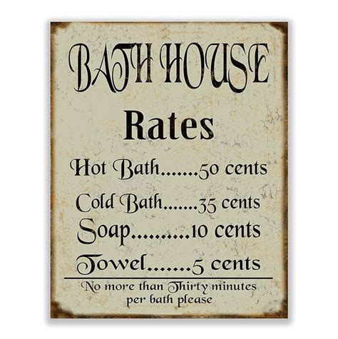 Amazon.com: Antique Bathroom Signs