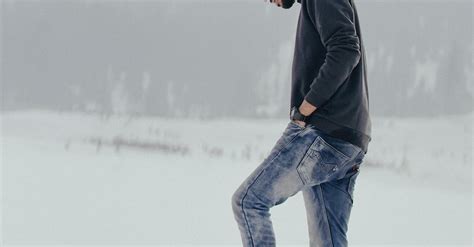 A Man Walking on the Snow · Free Stock Photo