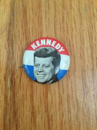 Vintage 1960 JFK John Kennedy President Campaign Button Pin Back