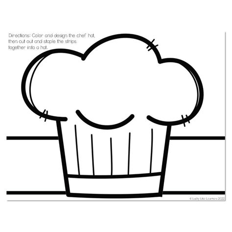 printable chef hat pattern chefs hat templates printable