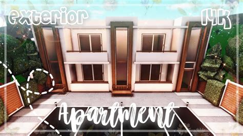 Roblox Bloxburg - Apartment ( Exterior ) - Minami Oroi - YouTube