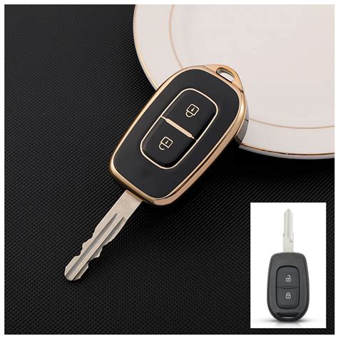 Button Tpu Car Remote Key Fob Cover Case For Renault Kwid Traffic