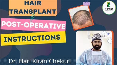 Post Operative Hair Transplant Instructions Best Hair Transplant In