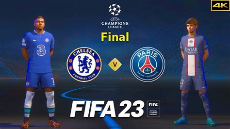 FIFA 23 CHELSEA vs PSG Ft Mbappé João Félix UEFA Champions