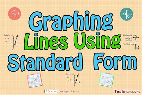 How to Graph Lines Using Standard Form