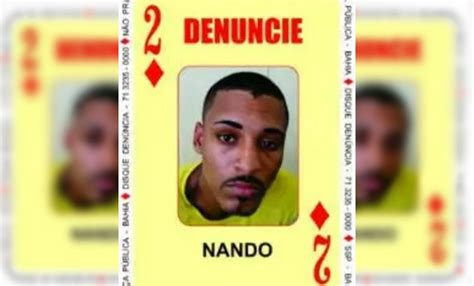 “nando” 2 De Ouros Do Baralho Do Crime Morre Em Confronto Com A Pm