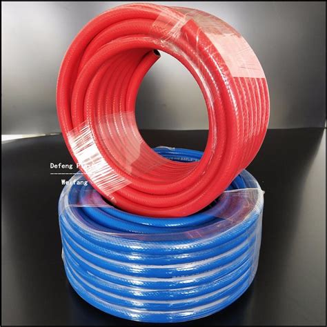 Pvc Flexible Polyester Reinforced High Intensity Air Gas Hose Pipe Used In Pneumatic Washing