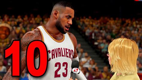 Nba 2k16 My Player Career Part 10 Lebron James Ps4 Gameplay Youtube