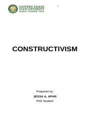 Understanding Constructivism Theory Types And Implications Course Hero