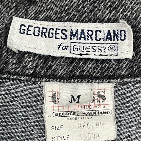 Rare Vintage Georges Marciano Guess Faded Denim Jean Gem