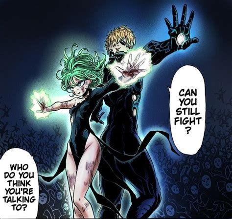 Genos And Tatsumaki Team Up Manga De One Punch Man Tatsumaki One Punch