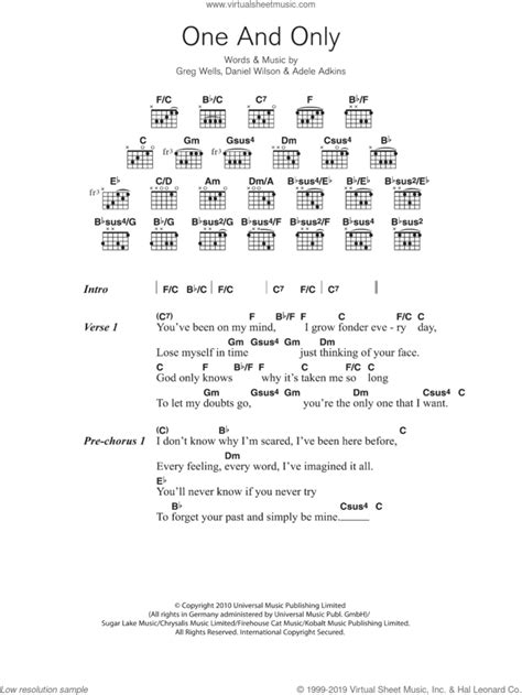 Guitar Chords Someone Like You