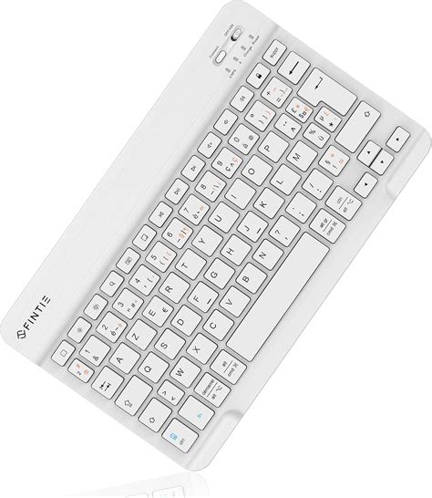 Fintie Clavier Sans Fil Bluetooth Pouces Azerty Fran Ais L Ger Fin