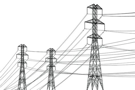 L Nea A Rea De Energ A Una Serie De Cornisas El Ctricas Que Se