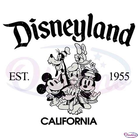 Disneyland Est 1955 Disney Trip Svg For Personal And Commercial Uses