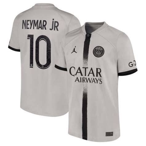 Maillot PSGx Extérieur Stadium Authentique 10 Neymar Jr 2022 2023