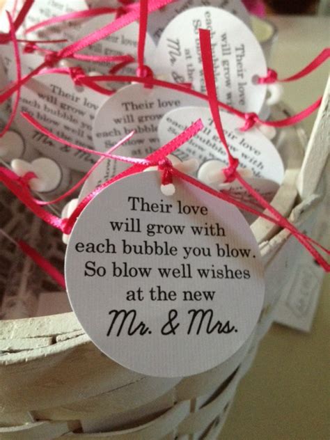 Bubble Wedding Favor Quotes Quotesgram