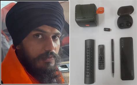 Spy Camera Smartphone Pen Drives Found In Separatist Amritpal Singh S Cell In Assam Jail