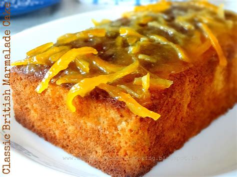 Classic British Marmalade Cake Ambrosia