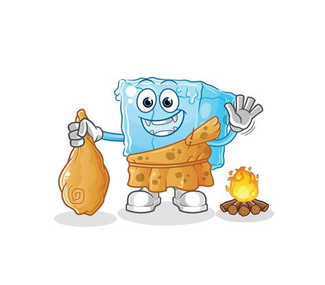 ice cube character vector 10120874 Vector Art at Vecteezy