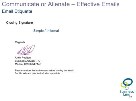 Email Communication