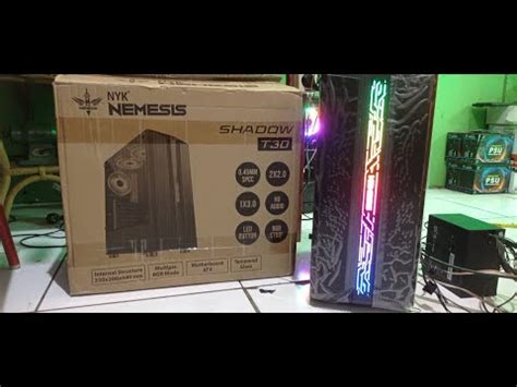 UNBOXING DAN REVIEW CASING KESING GAMING NYK NEMESIS SHADOW T30 YouTube