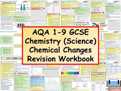 AQA 1 9 GCSE Chemistry Science Chemical Changes Revision Workbook